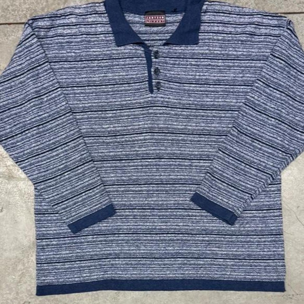 Vintage 90s Jantzen Sport men's Textured 3 Button sweatshirt Sz XL